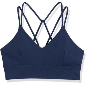 Core 10 Women's Spectrum Strappy Longline Plunge Yoga Sports Bra size 3X, NWT